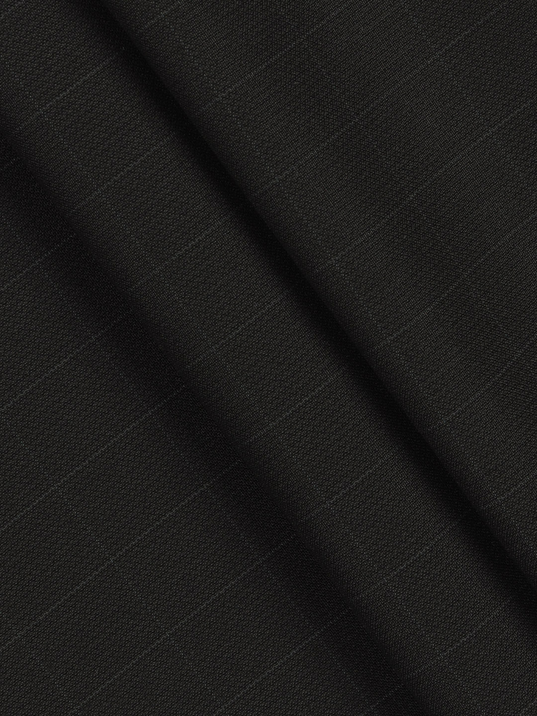 Poly Viscose Black Checked Suiting Fabric Week Days - Image 2