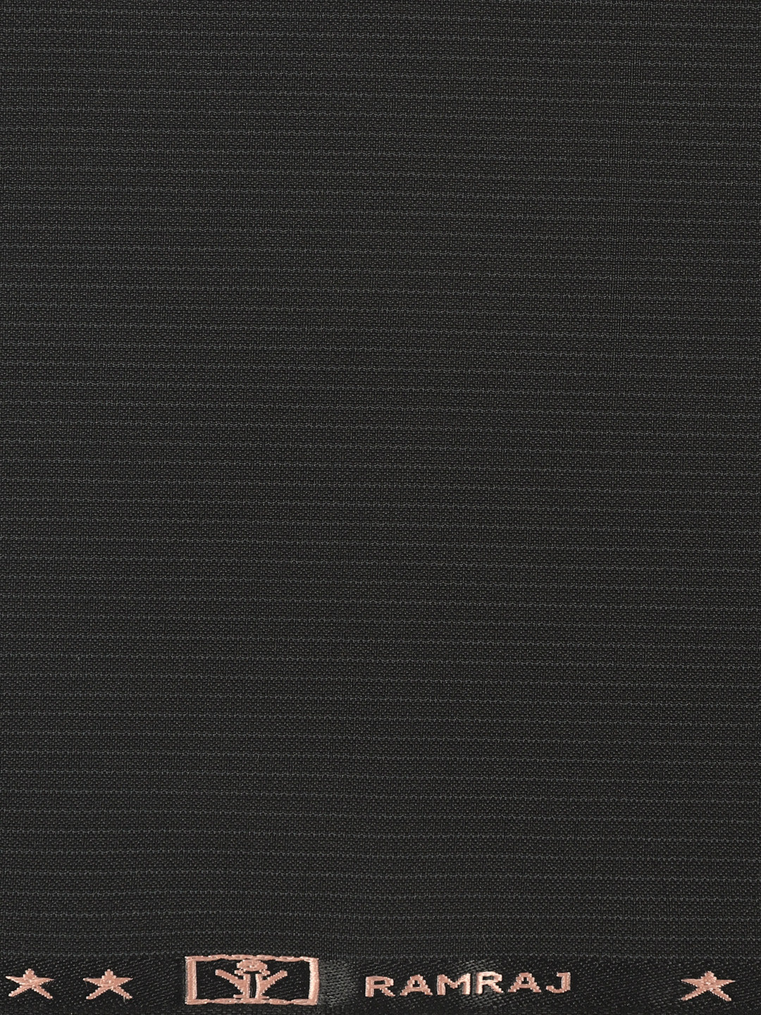 Poly Viscose Black Striped Suiting Fabric Week Days - Image 3