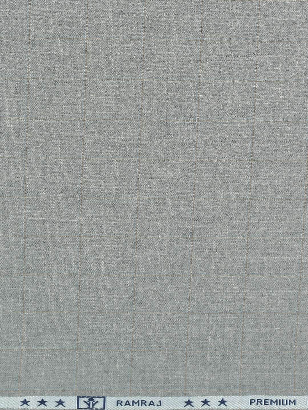 Poly Viscose Blend Checked Stretch Suiting Fabric Dark Grey Miracle - Image 3
