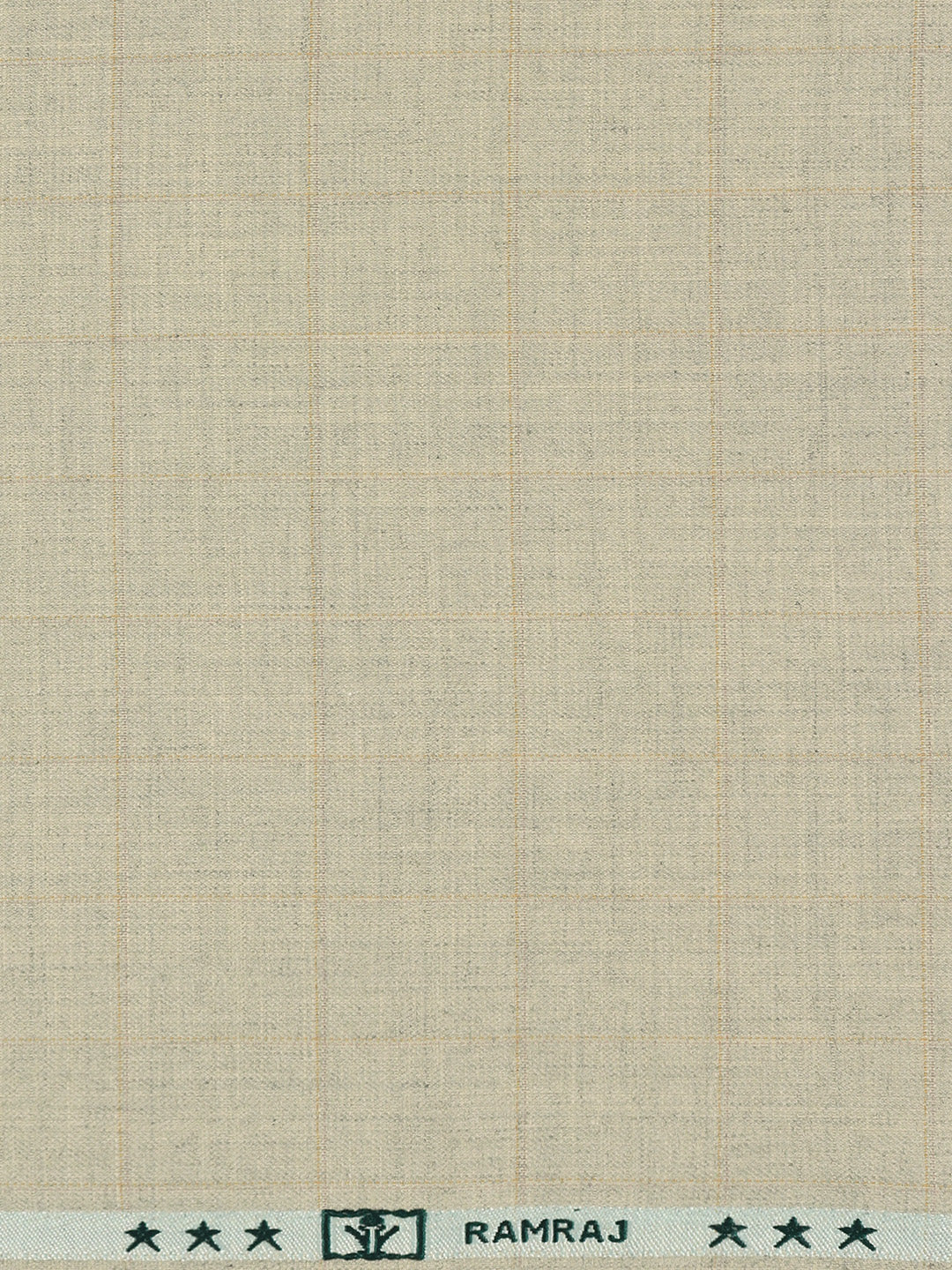 Poly Viscose Blend Checked Stretch Suiting Fabric Sandal Miracle - Image 3