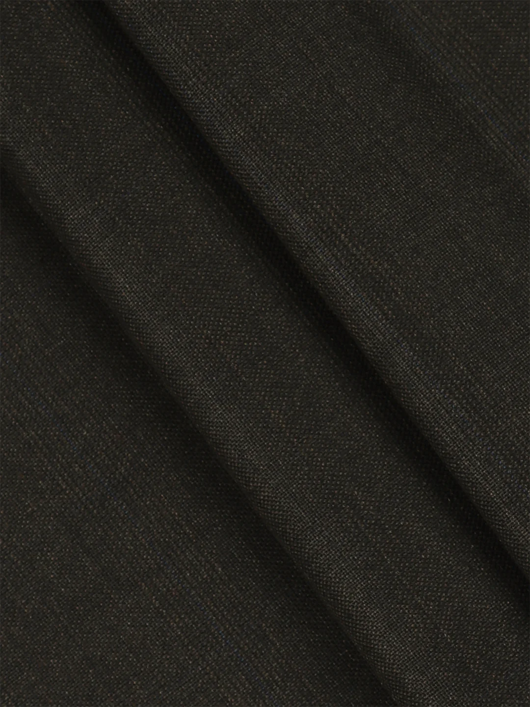 Poly Viscose Blend Self Design Stretch Suiting Fabric Brown Enable - Image 2
