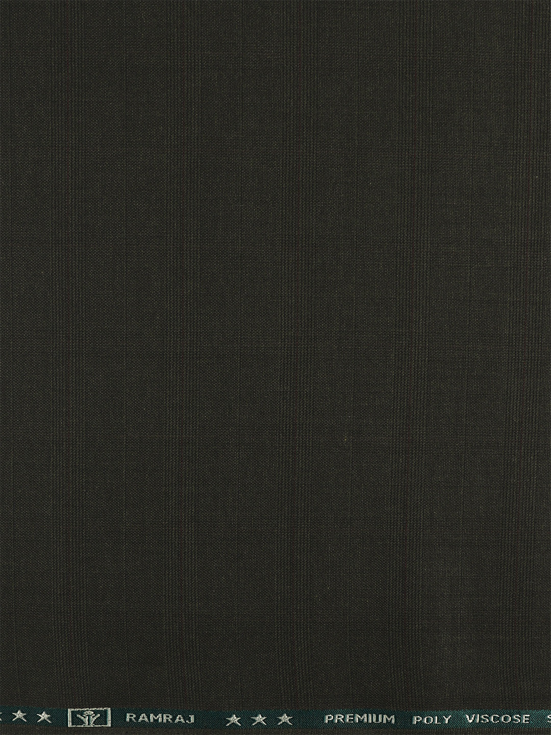 Poly Viscose Blend Self Design Stretch Suiting Fabric Green Enable - Image 3