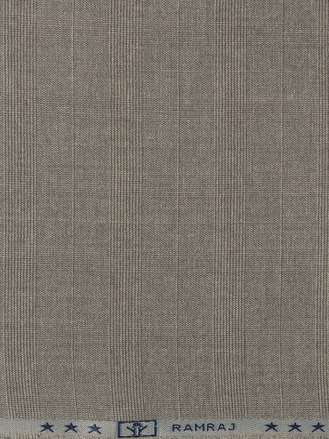 Poly Viscose Blend Self Design Stretch Suiting Fabric Light Grey Enable - Image 3