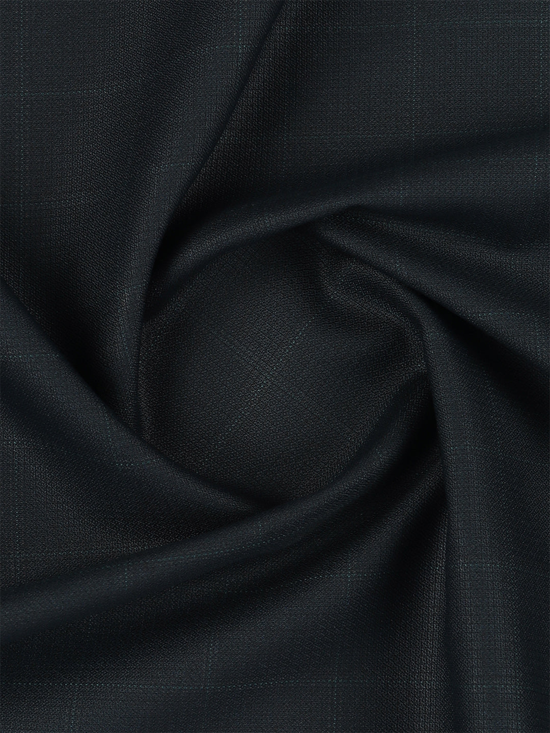 Poly-Viscose Blue Checked Pants Fabric Happy Days