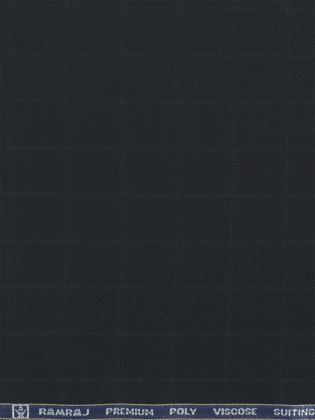 Poly-Viscose Blue Checked Pants Fabric Happy Days - Image 3