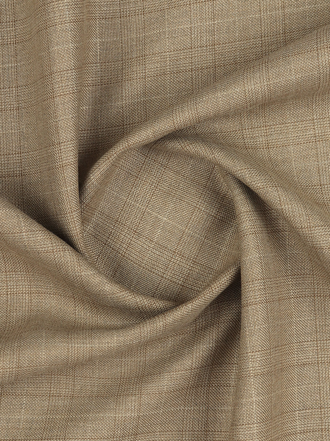 Poly Viscose Brown Checked Pants Fabric Golden Days