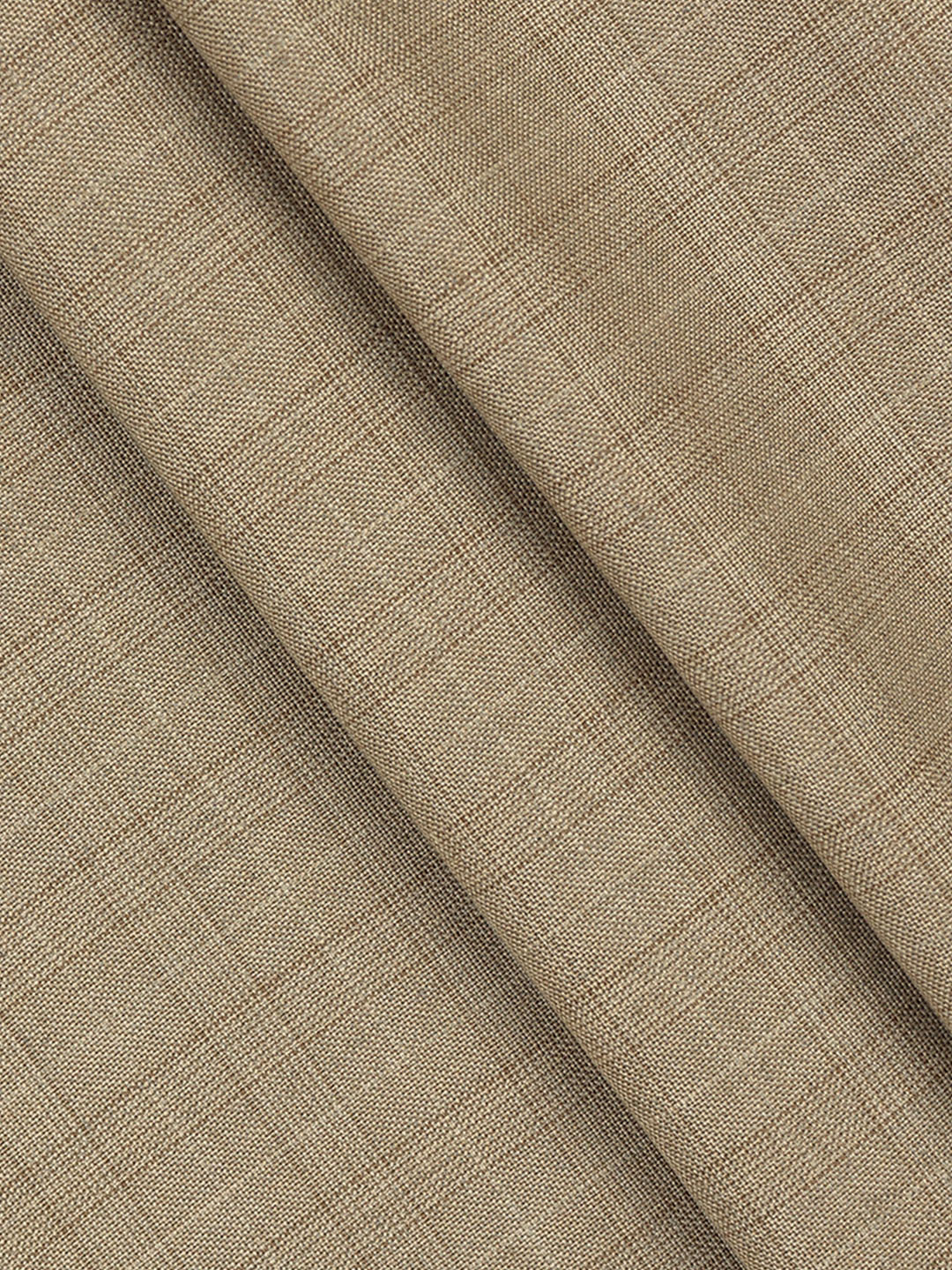 Poly Viscose Brown Checked Pants Fabric Golden Days - Image 2
