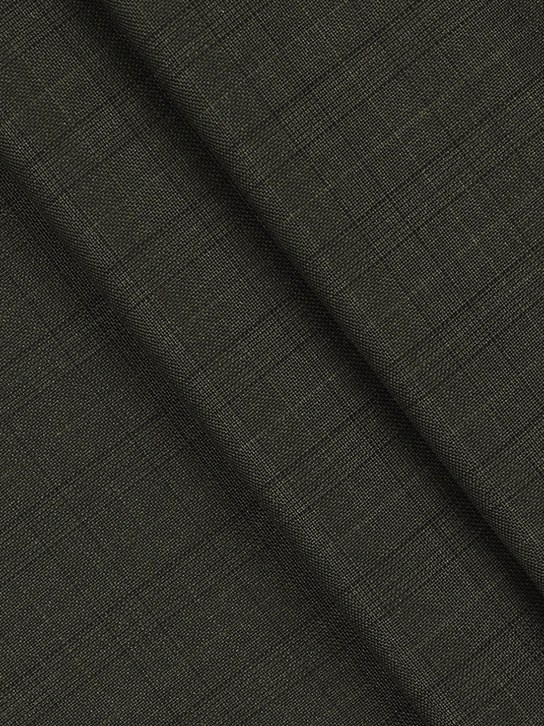 Poly Viscose Dark Green Checked Pants Fabric Golden Days - Image 2