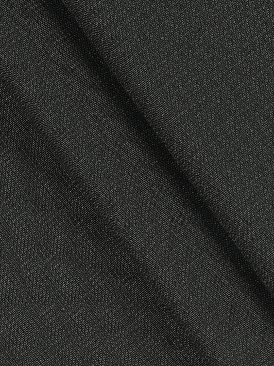 Poly Viscose Dark Green Striped Suiting Fabric Week Days - Image 2