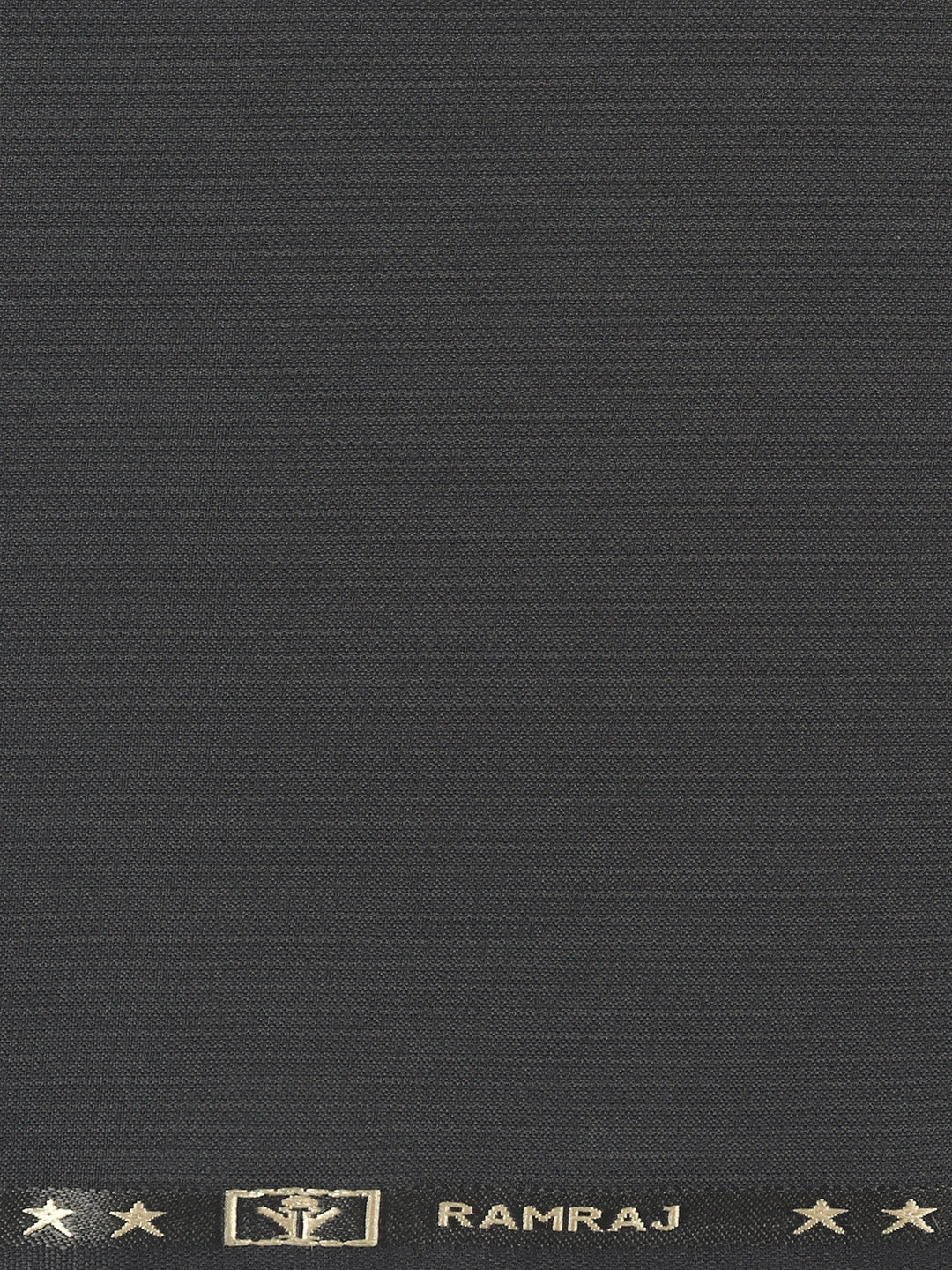 Poly Viscose Dark Grey Striped Suiting Fabric Week Days - Image 3