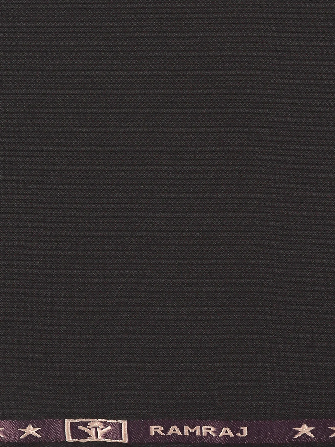 Poly Viscose Dark Purple Striped Suiting Fabric Week Days - Image 3