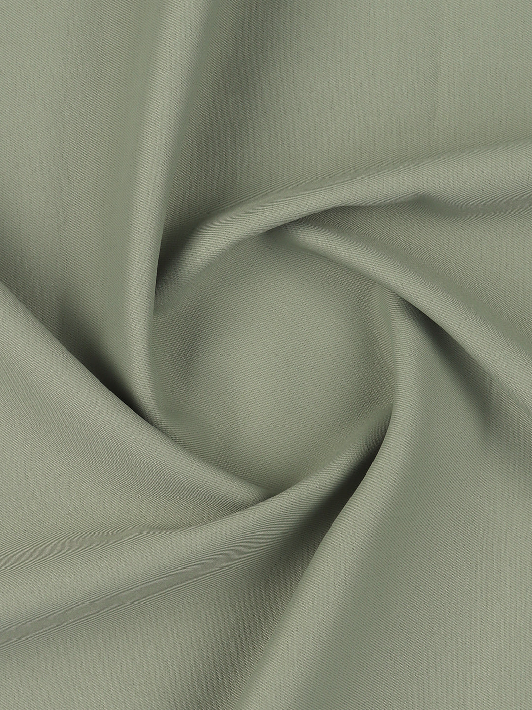 Poly Viscose Olive Green Plain Suiting Fabric Week Days