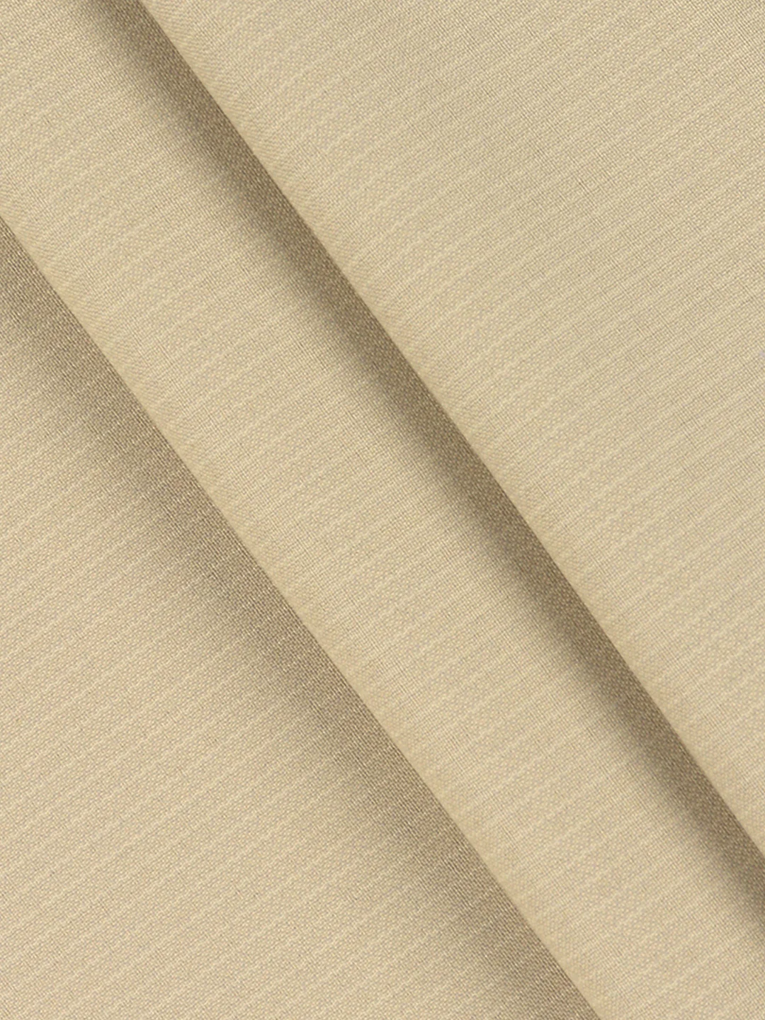 Poly Viscose Striped Suiting Fabric Light Brown Week Days