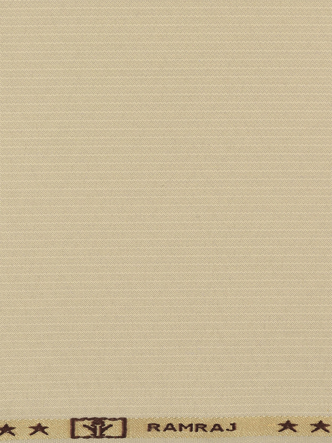 Poly Viscose Striped Suiting Fabric Light Brown Week Days - Image 3