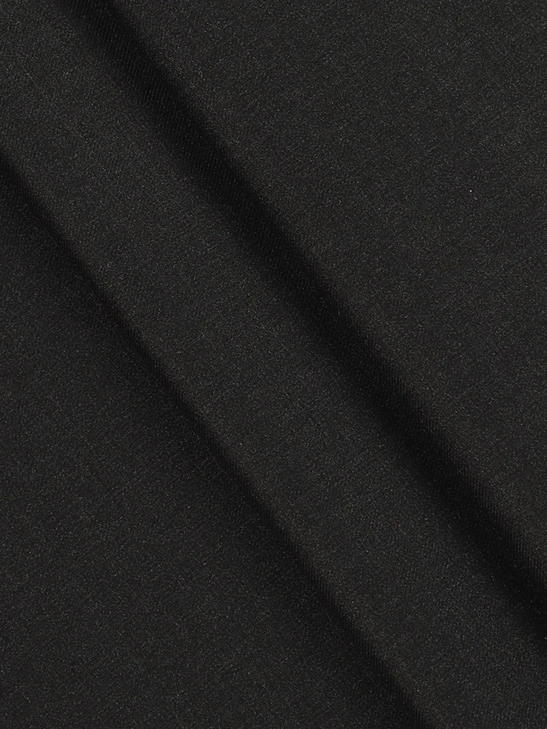 Premium Australian Merino Wool Blended Plain Black Suiting Fabric Mark Wool - Image 2