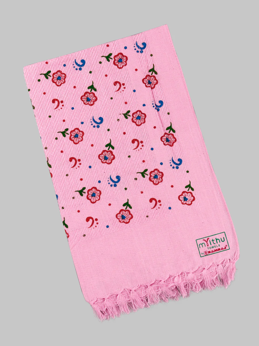 Premium Cotton Assorted Colour and Printed Napkin / Hand Towel (Pack of 6) - Image 4