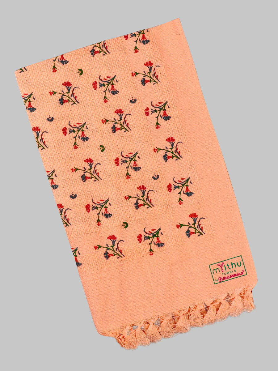 Premium Cotton Assorted Colour and Printed Napkin / Hand Towel (Pack of 6) - Image 6
