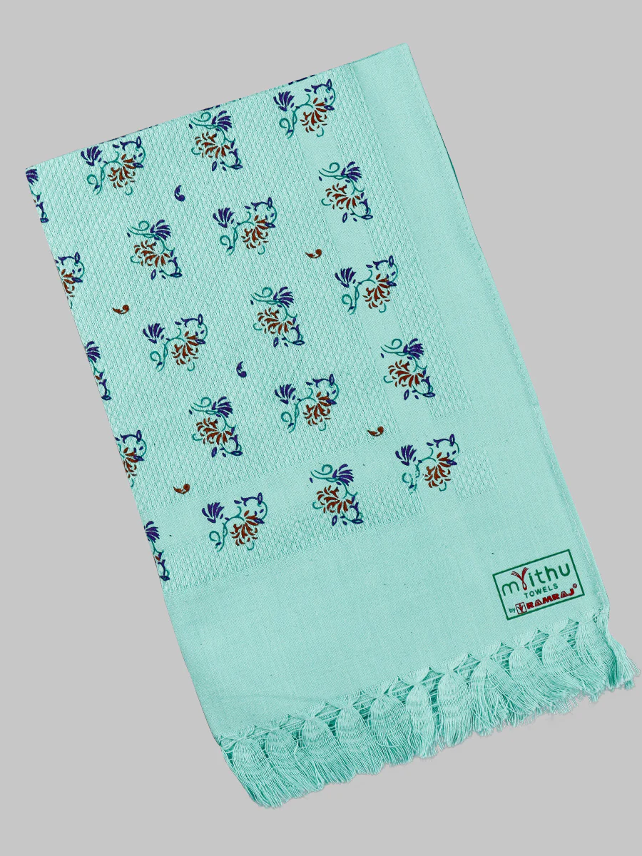 Premium Cotton Assorted Colour and Printed Napkin / Hand Towel (Pack of 6) - Image 7