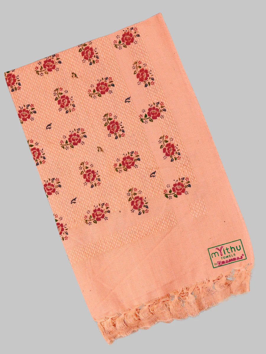 Premium Cotton Assorted Colour and Printed Napkin / Hand Towel (Pack of 6) - Image 8
