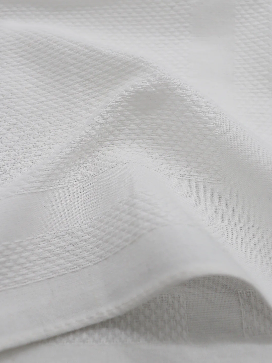 Premium Cotton White Napkin / Hand Towel (Pack of 6) - Image 3