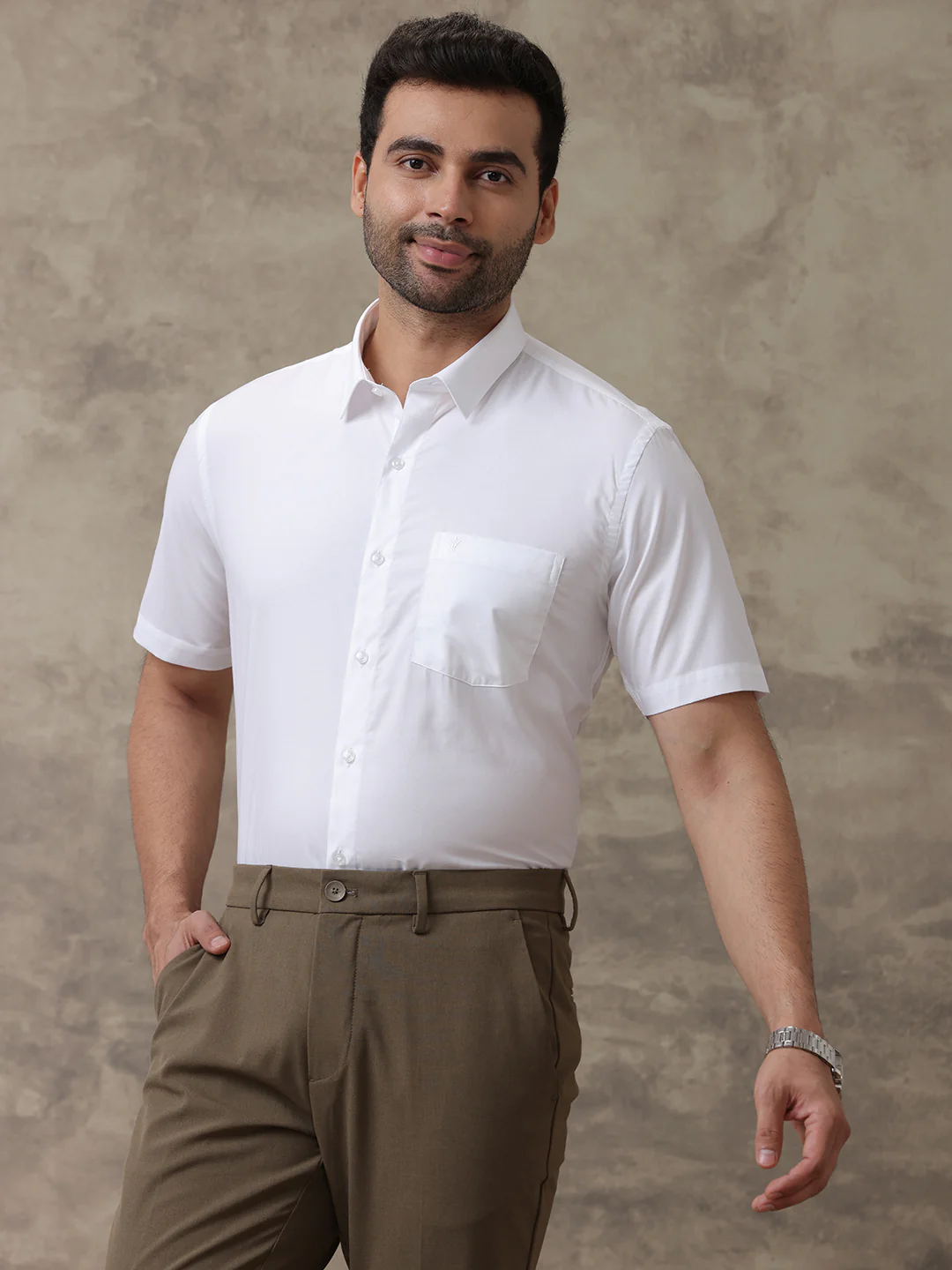 Premium Giza Blend White Shirt – Luxor - Image 4