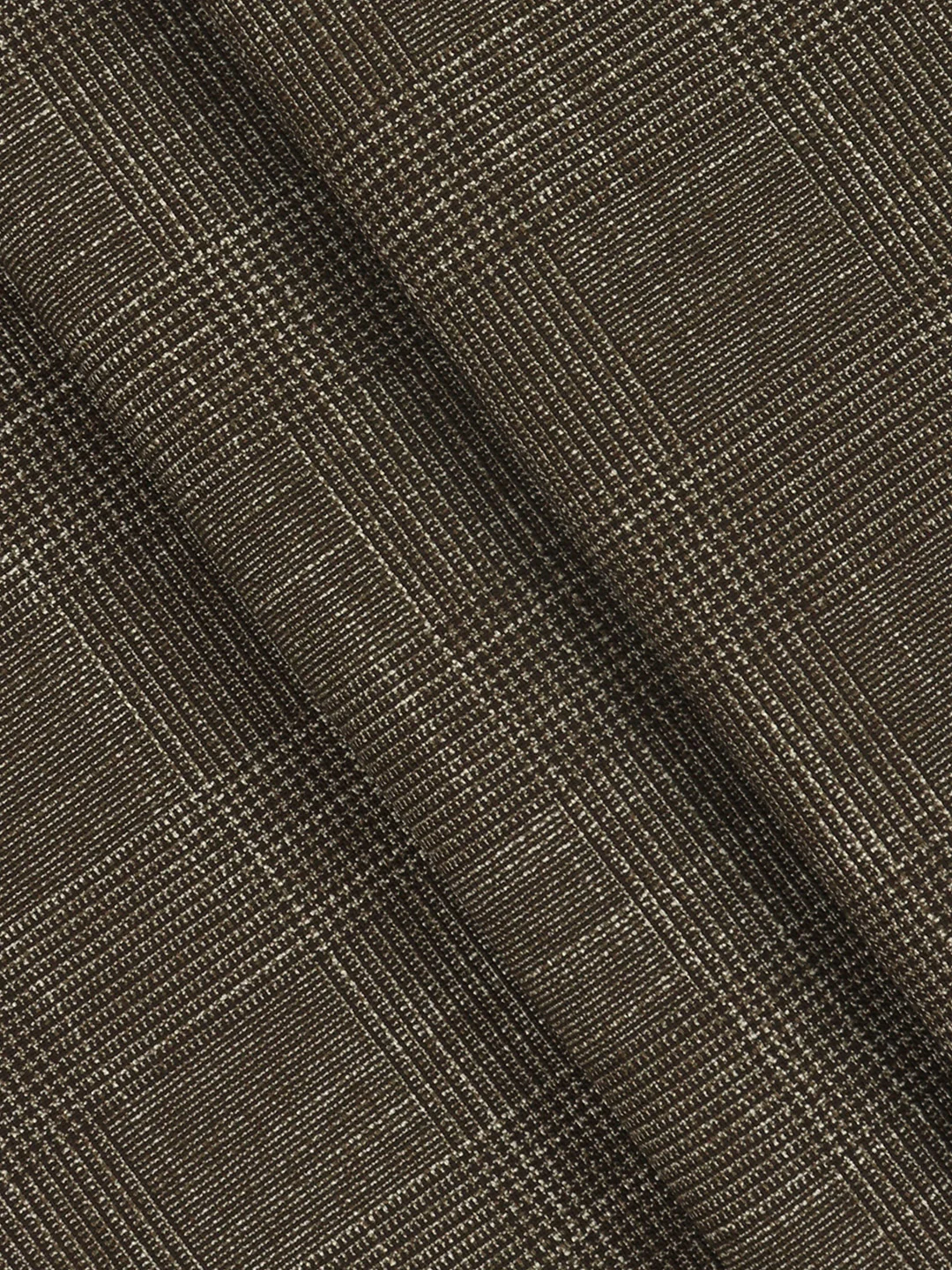 Premium Poly Viscose Blend Self Design Stretch Suiting Fabric Brown Delicious - Image 2