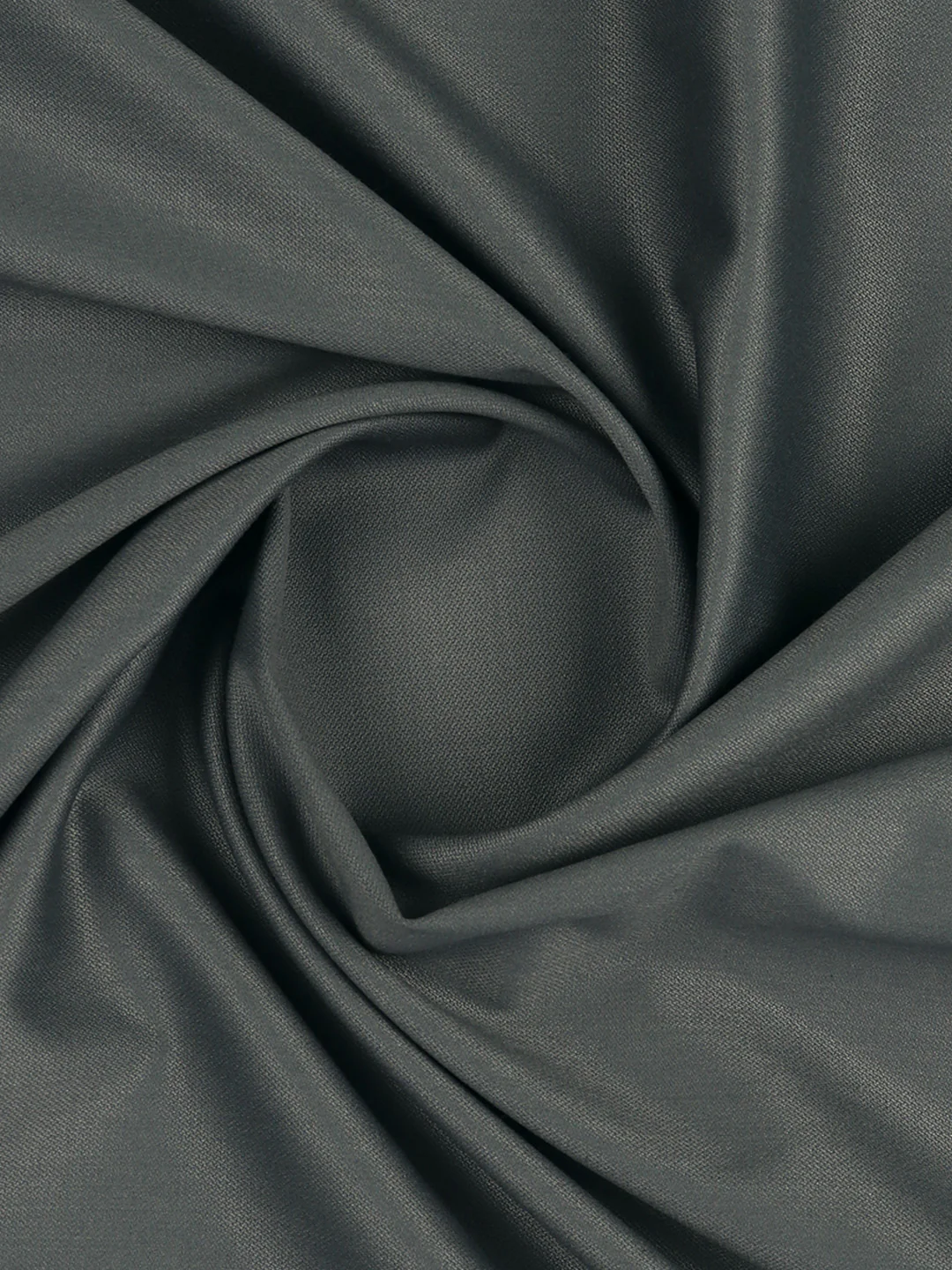Premium Poly Viscose Plain Stretch Suiting Fabric Dark Grey Miracle