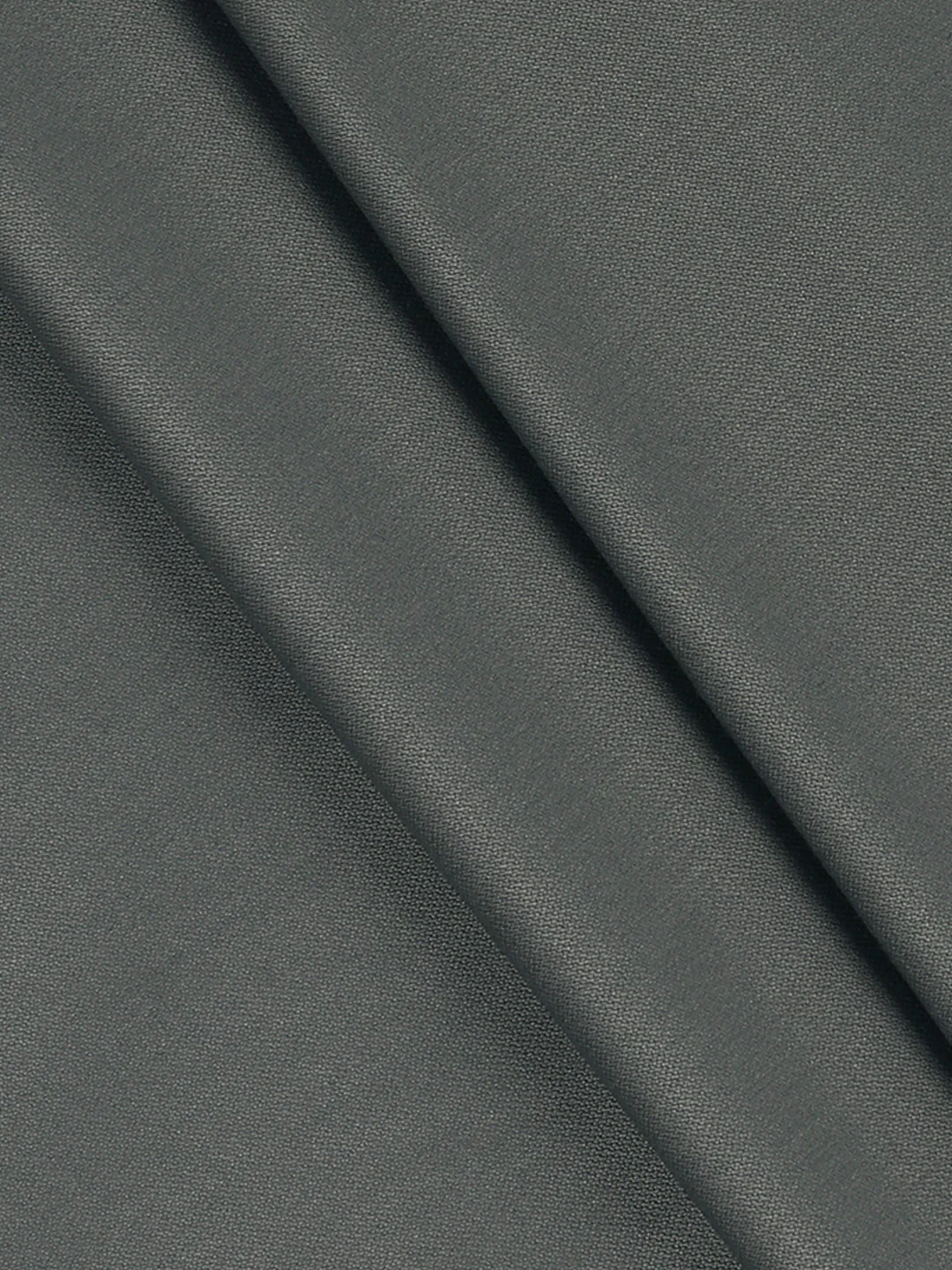 Premium Poly Viscose Plain Stretch Suiting Fabric Dark Grey Miracle - Image 2