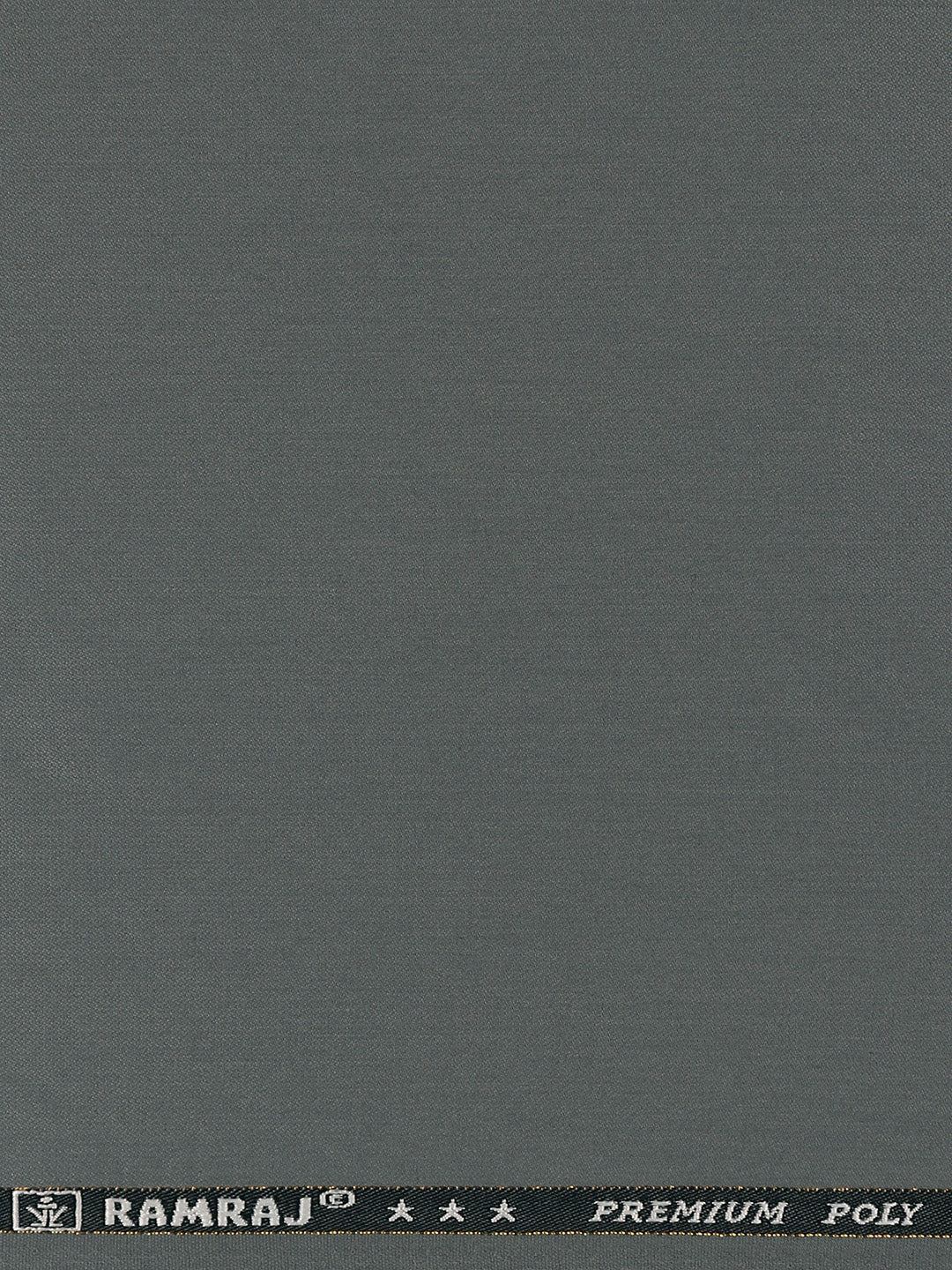 Premium Poly Viscose Plain Stretch Suiting Fabric Dark Grey Miracle - Image 3