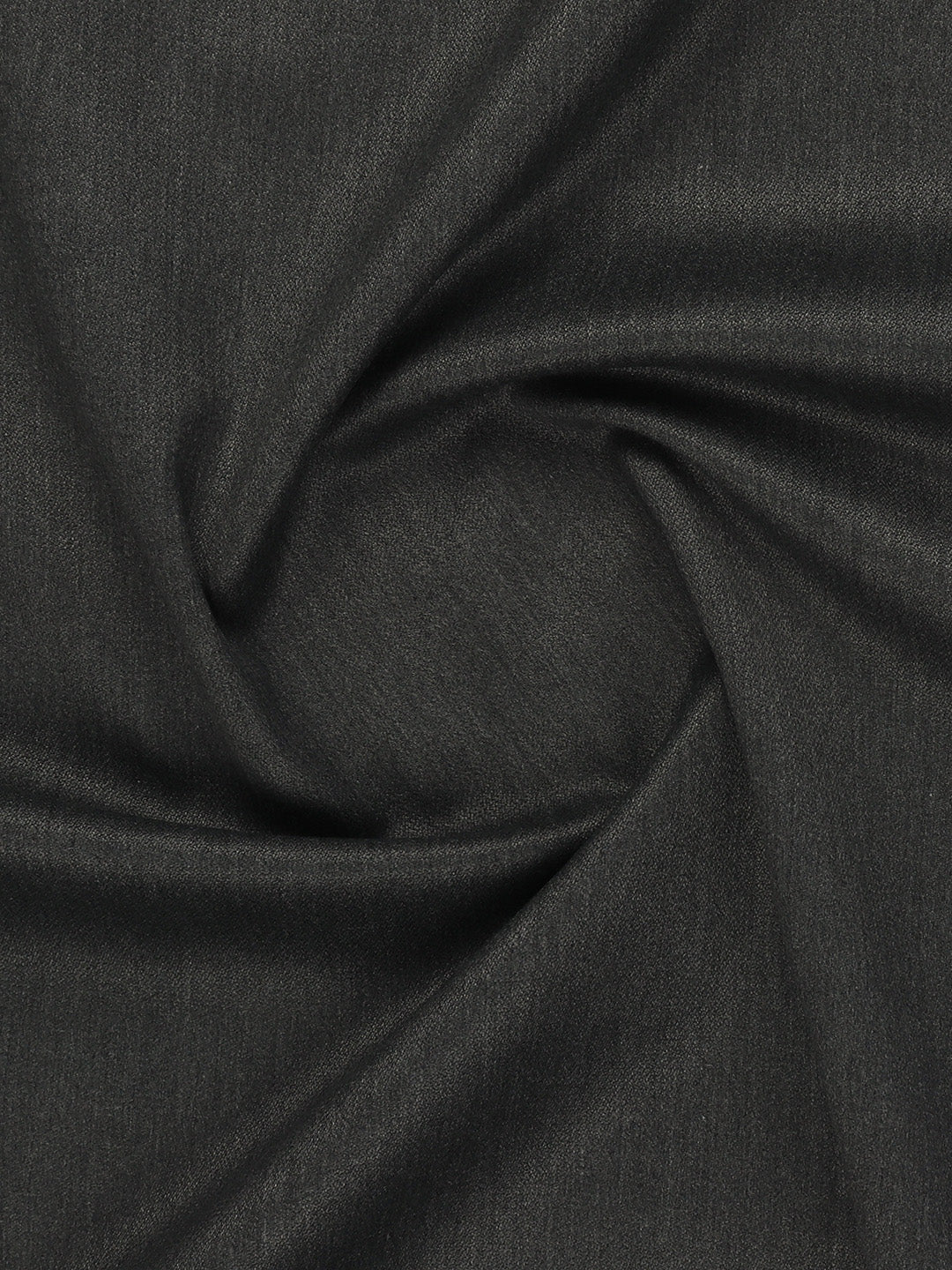 Premium Poly Viscose Plain Stretch Suiting Fabric Dark Grey Miracle - Image 2