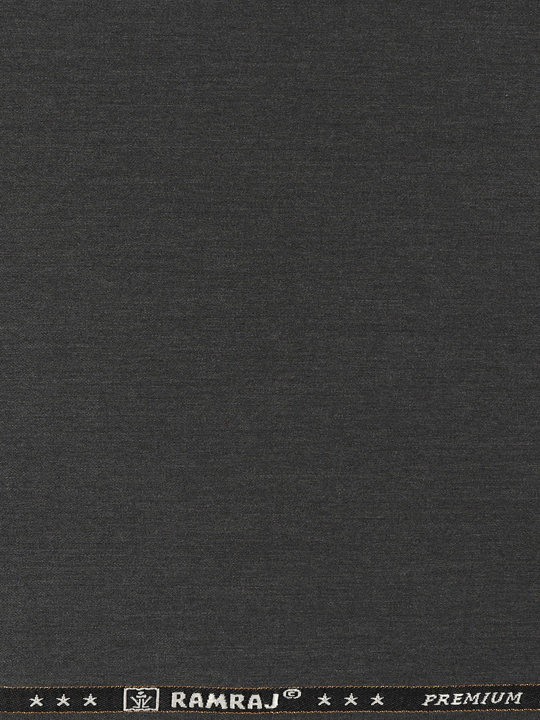 Premium Poly Viscose Plain Stretch Suiting Fabric Dark Grey Miracle - Image 3