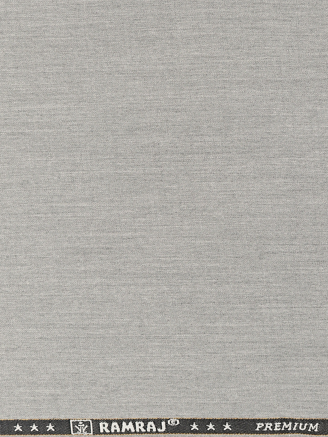 Premium Poly Viscose Plain Stretch Suiting Fabric Grey Miracle - Image 3