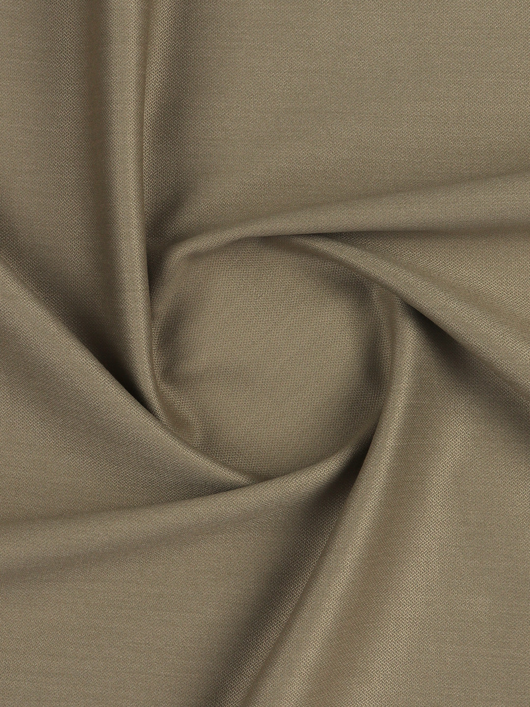 Premium Poly Viscose Plain Stretch Suiting Fabric Khaki Miracle