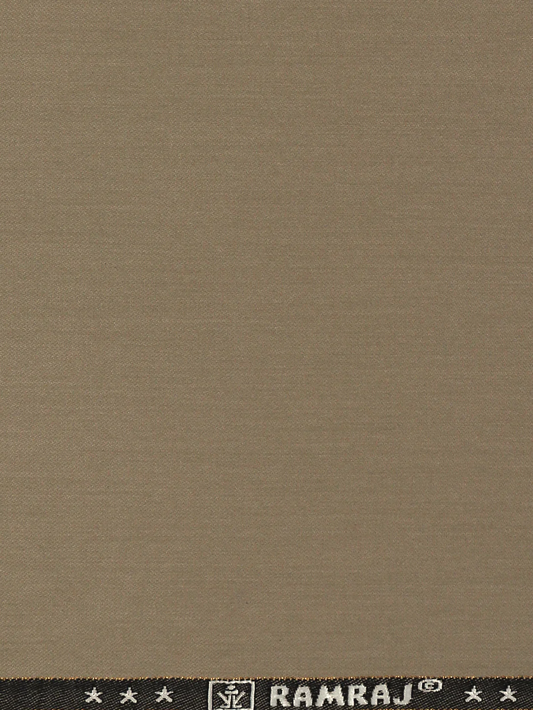 Premium Poly Viscose Plain Stretch Suiting Fabric Khaki Miracle - Image 3