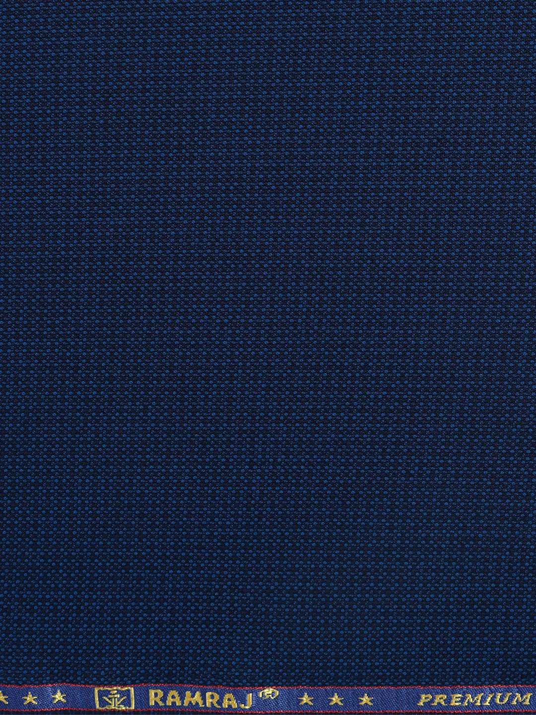 Premium Poly Viscose Self Design Suiting Fabric Blue Dream Craft - Image 3