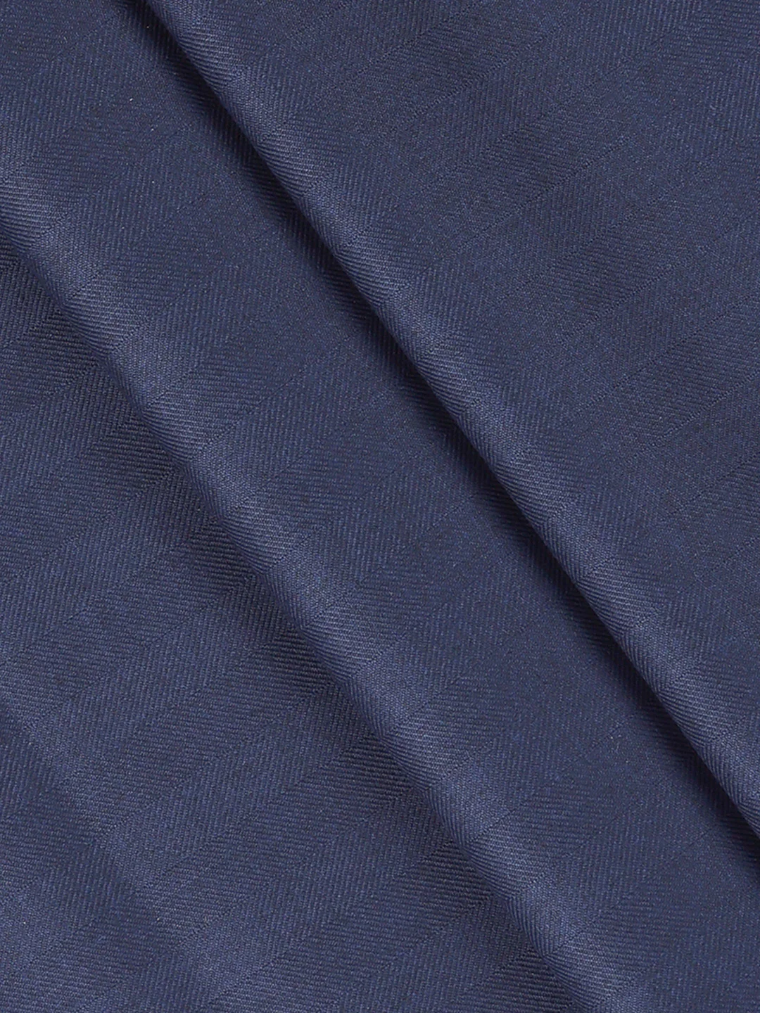 Premium Poly Viscose Striped Suiting Fabric Dark Blue Dream Craft - Image 2