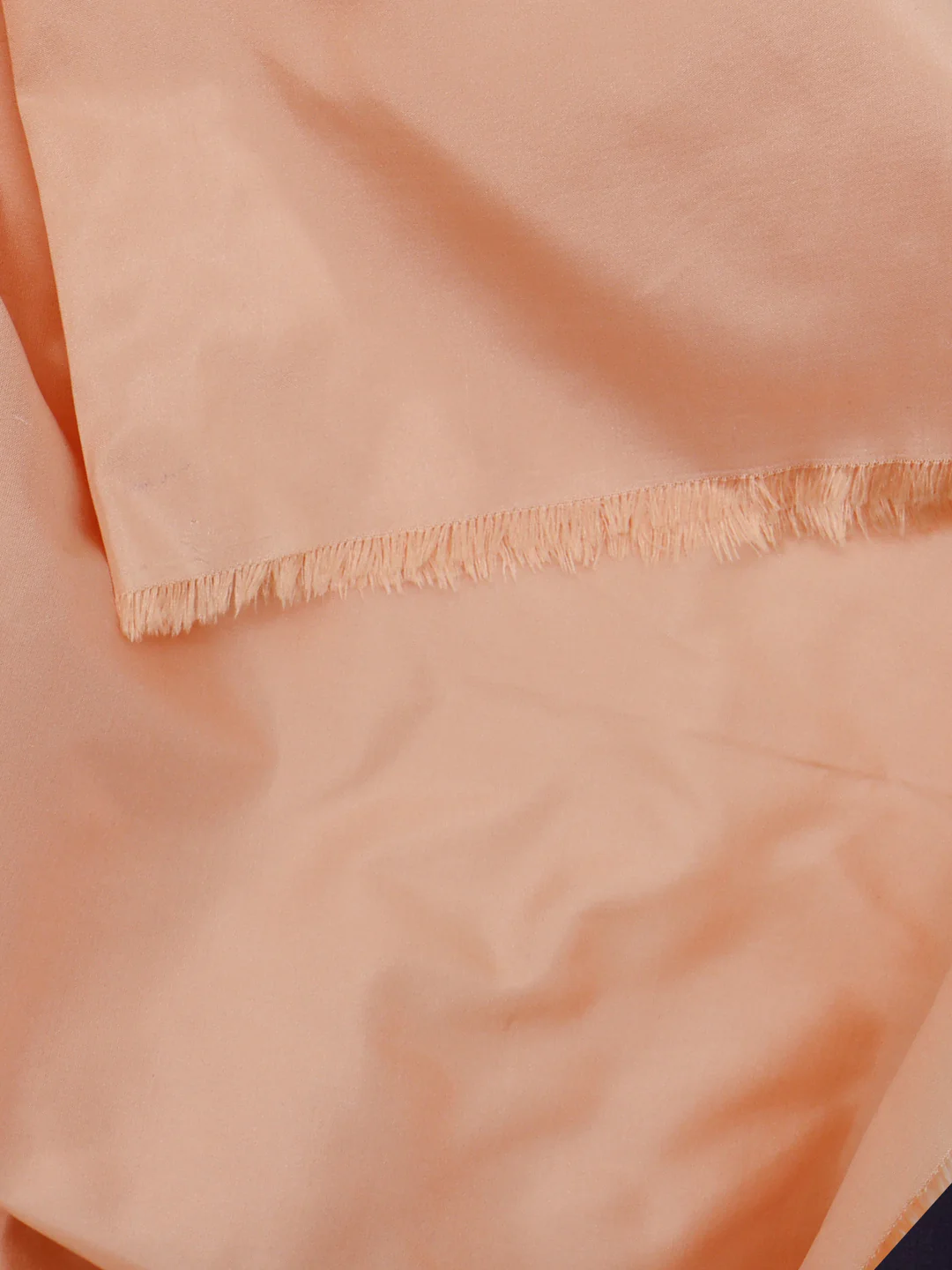 Premium Pure Silk Men Shirting Fabric Peach - Image 2