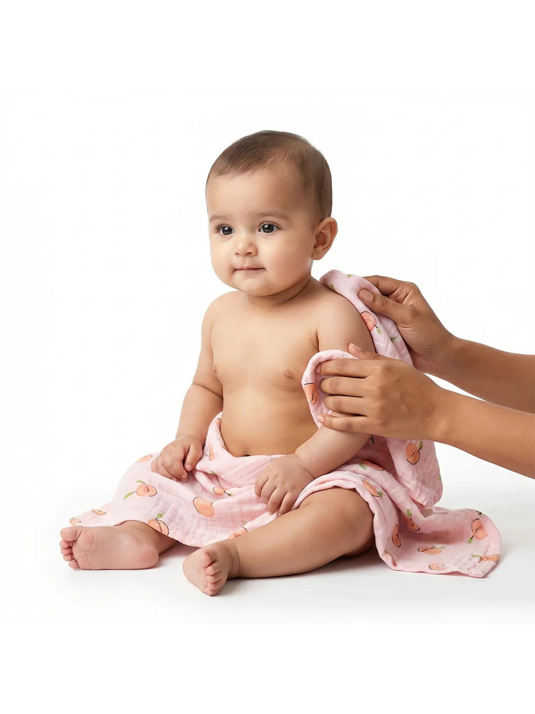 Premium Soft Baby Bath Towel (Pack of 3)  Gentle & Quick Absorbing Cotton | 0.75m x 1.42m - Image 8