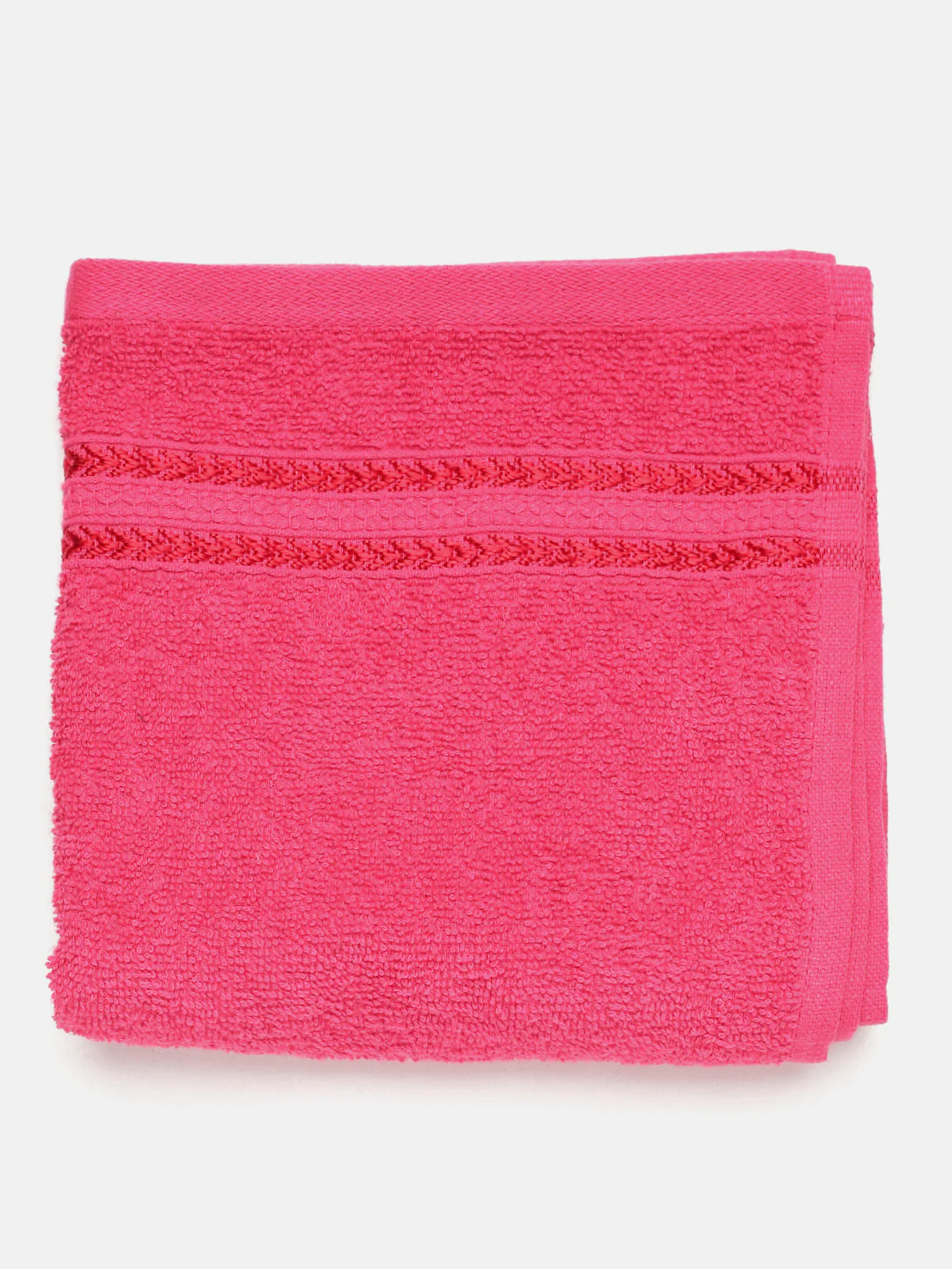 Premium Soft Terry Bath Towel Pink - Image 2