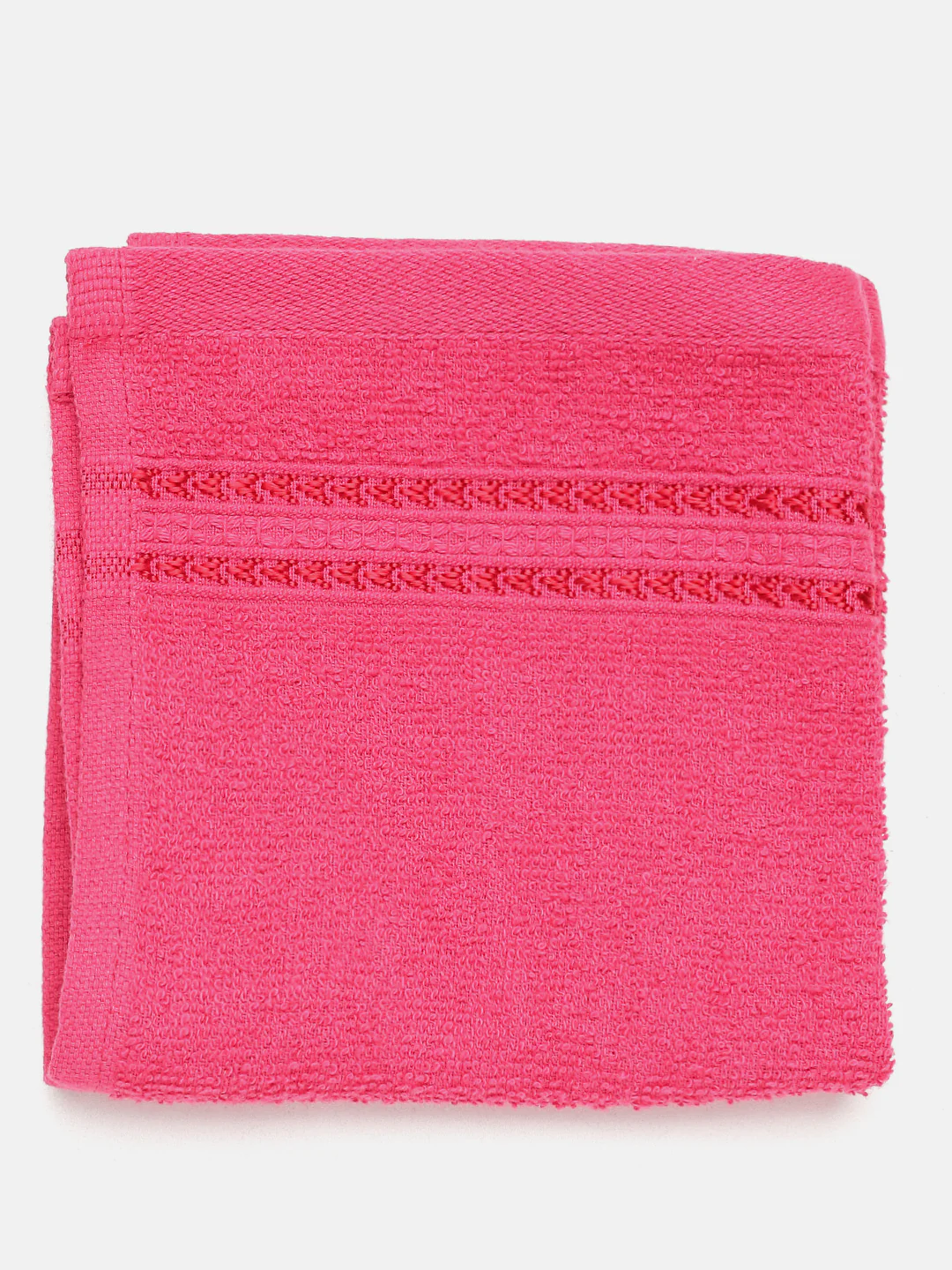 Premium Soft Terry Bath Towel Pink - Image 3