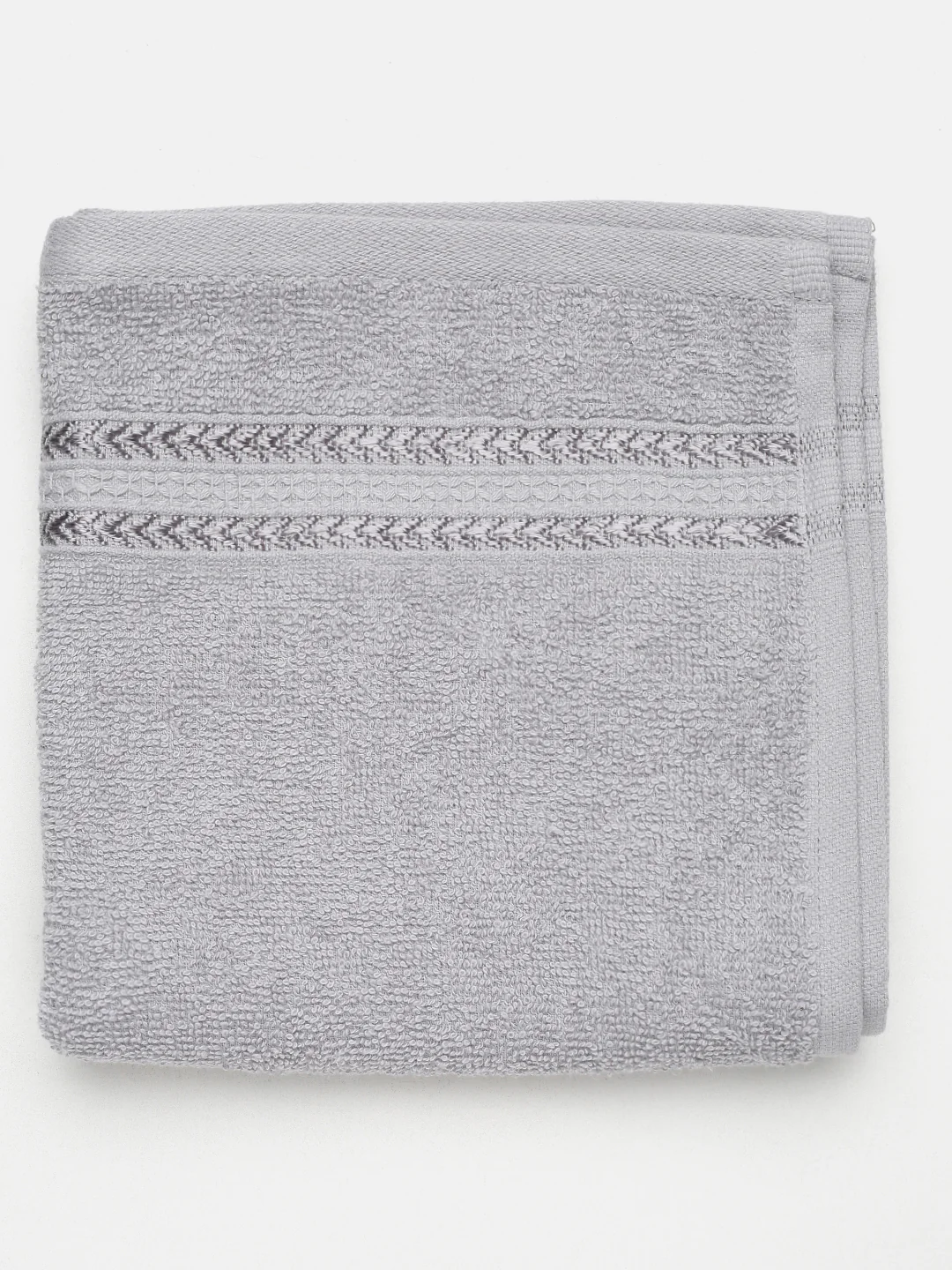 Premium Soft Terry Bath Towel Silver Grey - Image 2