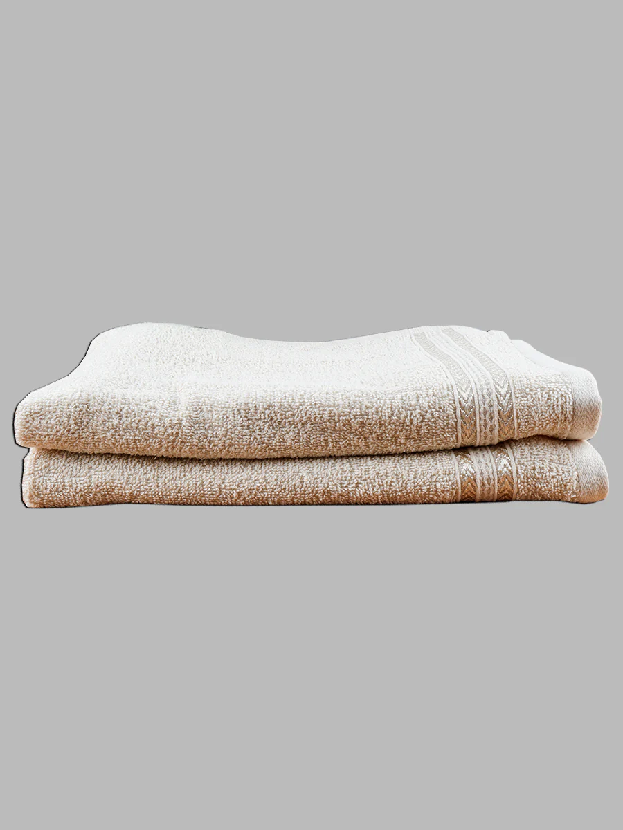 Premium Soft Terry Hand Towel Cream HC6 (Pack of 2) - Image 4