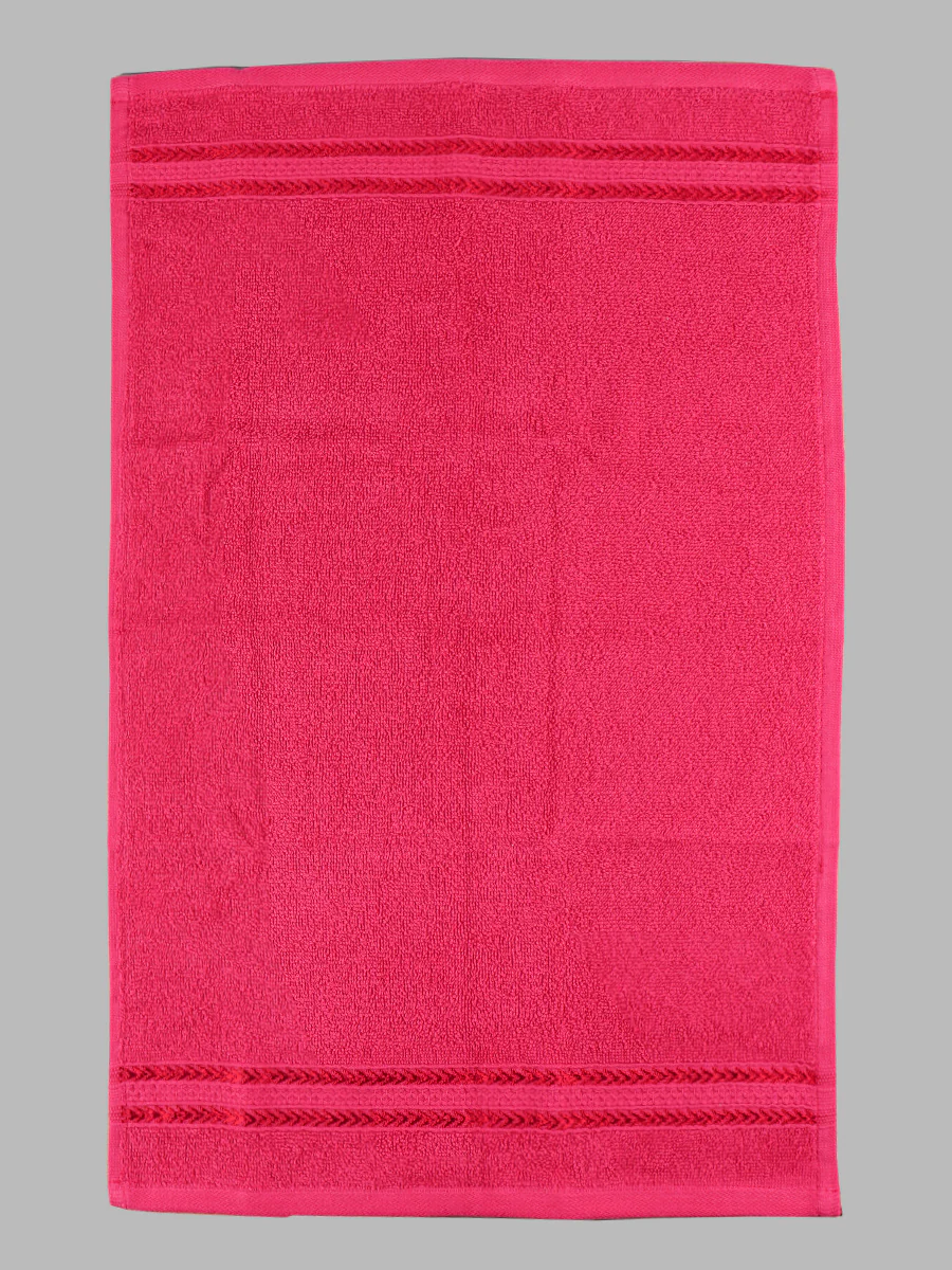 Premium Soft Terry Hand Towel Dark Pink HC10 (Pack of 2) - Image 3
