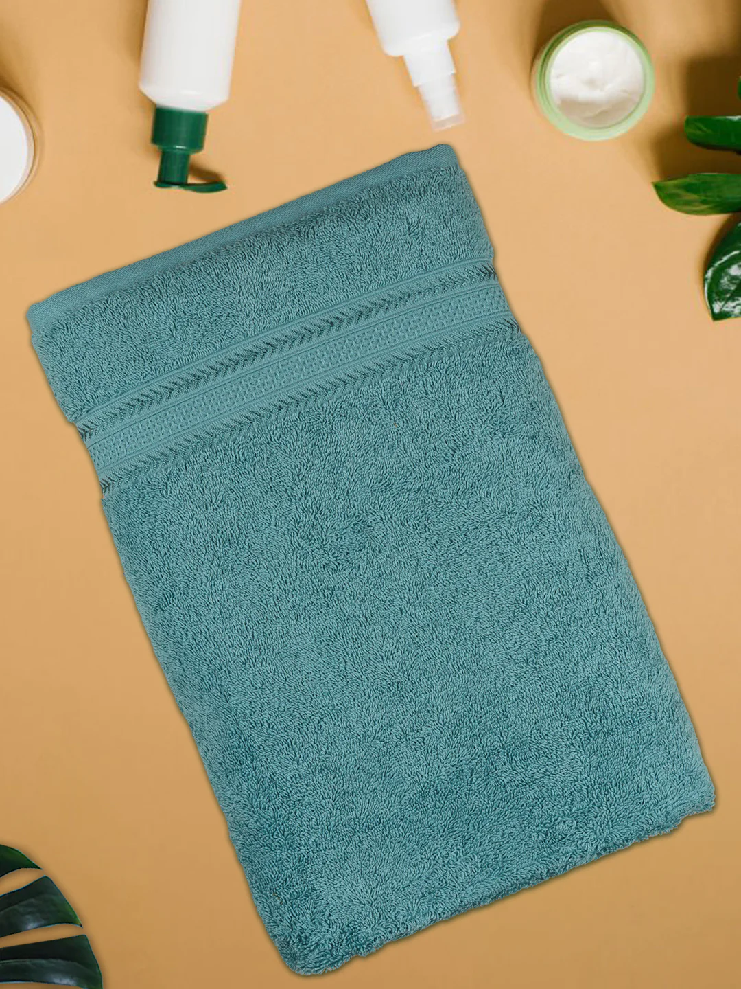 Premium Soft Terry Hand Towel Green HC4 (Pack of 2) - Image 3