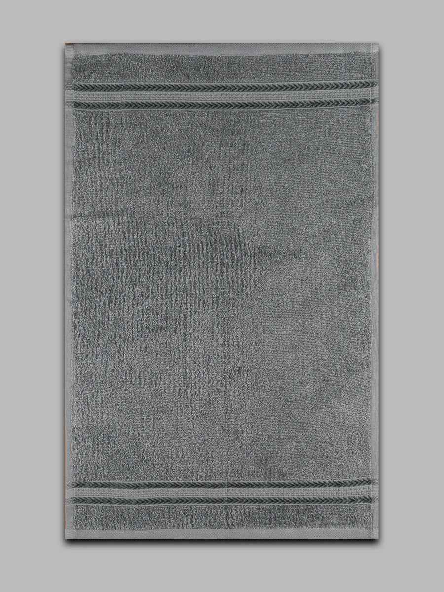 Premium Soft Terry Hand Towel Grey HC5 (Pack of 2) - Image 2