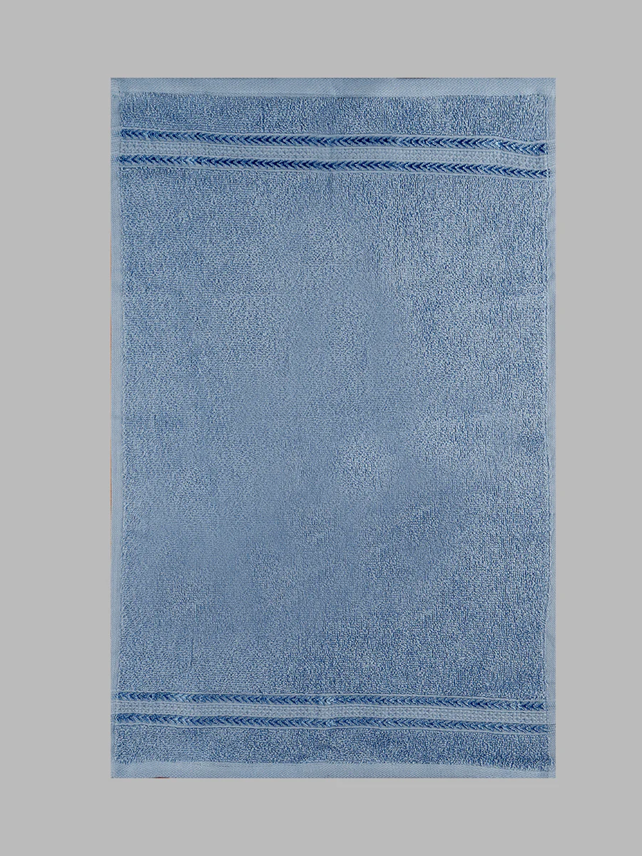 Premium Soft Terry Hand Towel Light Blue HC3 (Pack of 2) - Image 2
