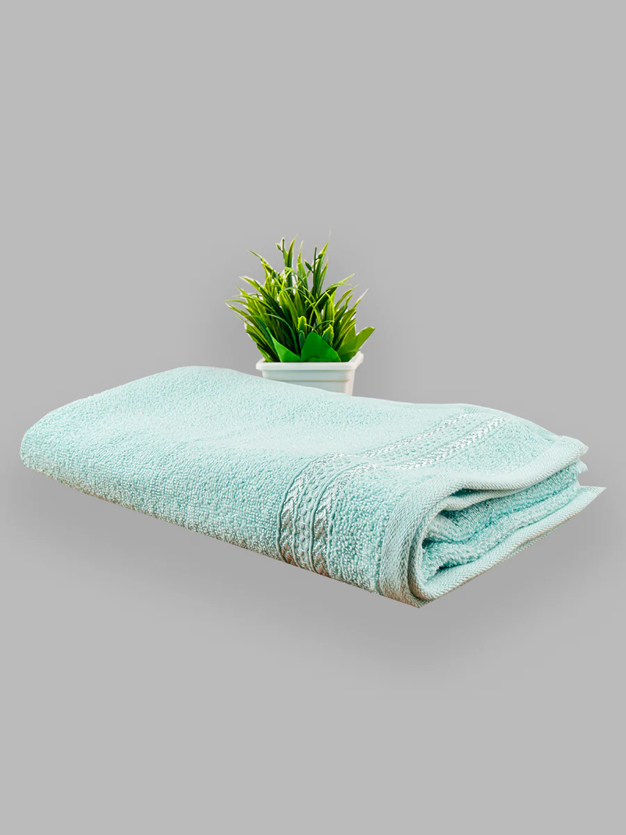 Premium Soft Terry Hand Towel Light Blue HC9 (Pack of 2) - Image 4