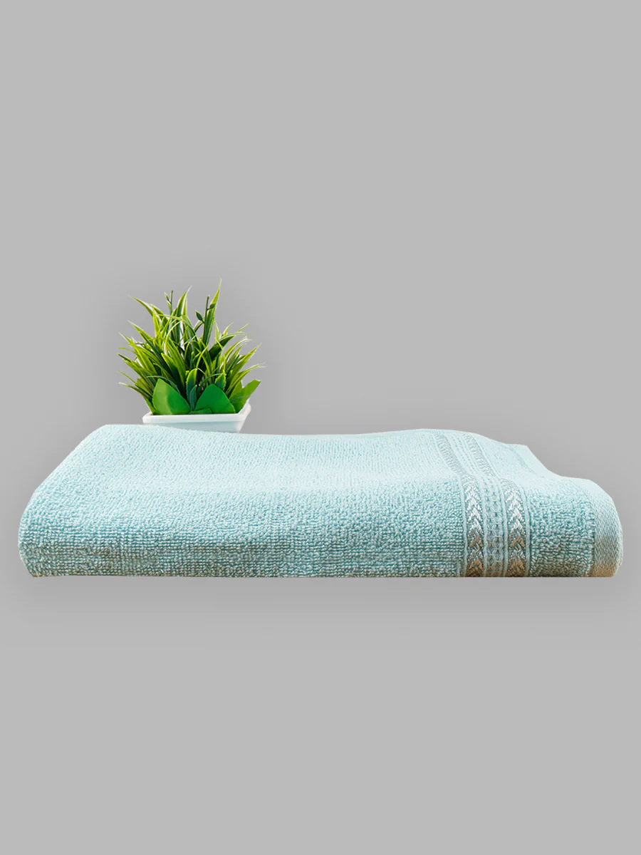 Premium Soft Terry Hand Towel Light Blue HC9 (Pack of 2) - Image 6