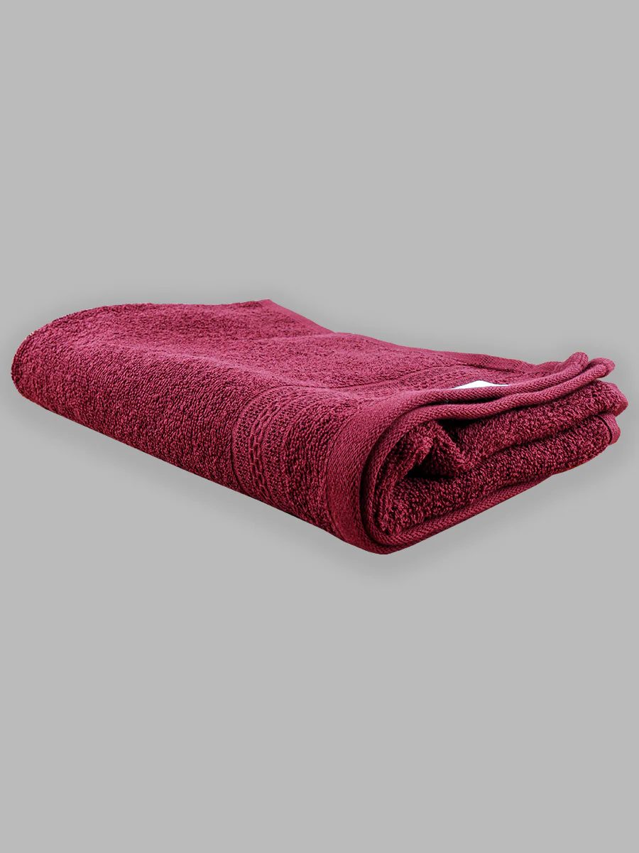 Premium Soft Terry Hand Towel Maroon HC2 (Pack of 2) - Image 4