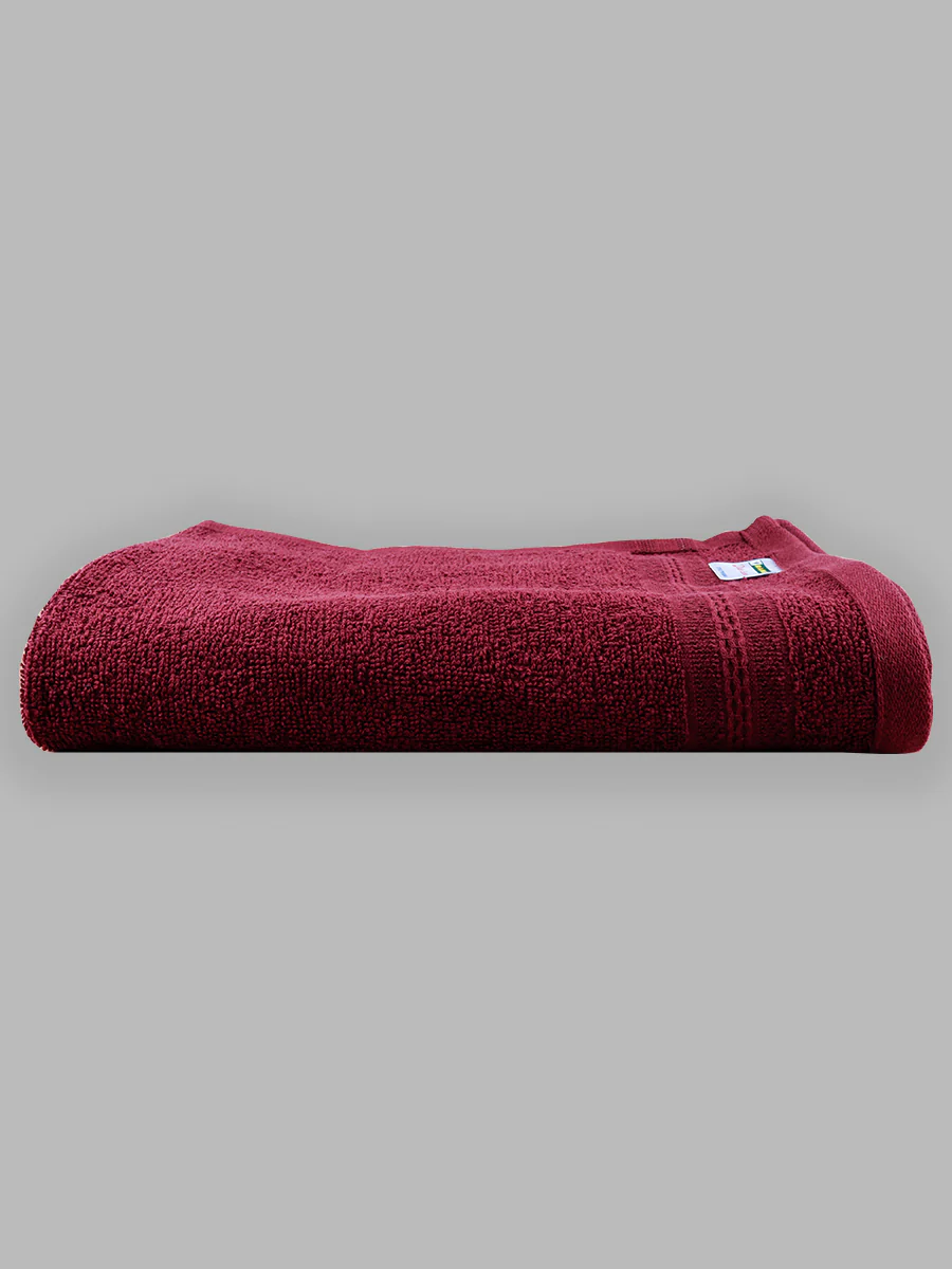 Premium Soft Terry Hand Towel Maroon HC2 (Pack of 2) - Image 5